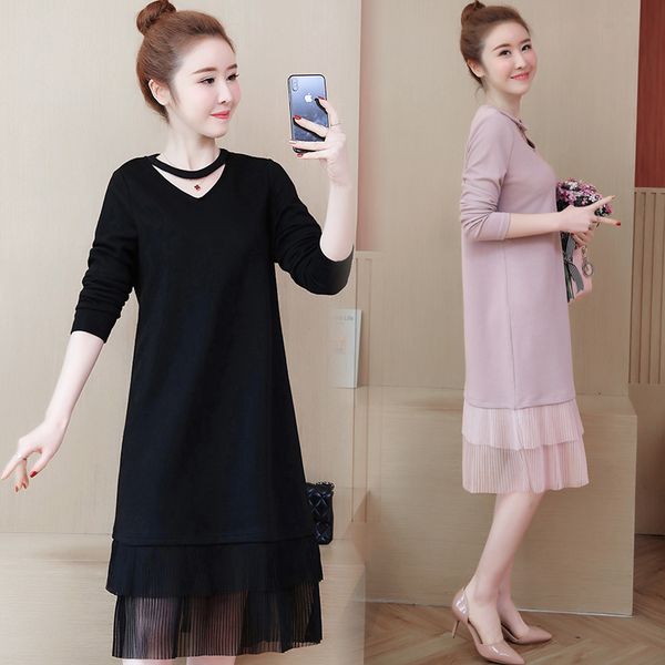 big plus size womens dressed in autumn fat bluffs loose casual skinny woman wearing dresses ntrv, Black;gray
big plus size womens dressed in autumn fat bluffs loose casual skinny woman wearing dresses ntrv, Black;gray