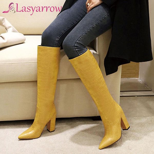 boots lasyarrow plus size 34-48 women slip on thick high heels knee shoes fashion western winter, Black
boots lasyarrow plus size 34-48 women slip on thick high heels knee shoes fashion western winter, Black