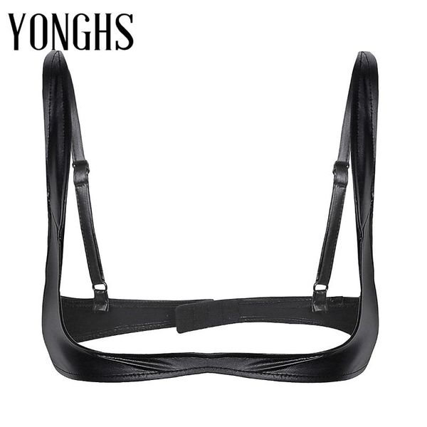 womens erotic lingerie cupless shelf bra for faux leather adjustable wire-open cup shelf bra exposed breasts nipples, Red;black
womens erotic lingerie cupless shelf bra for faux leather adjustable wire-open cup shelf bra exposed breasts nipples, Red;black