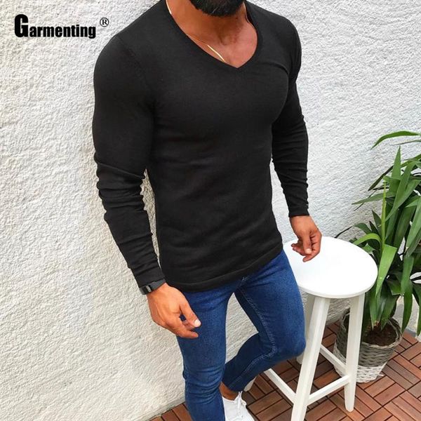 garmenting plus size men sweater casual pullovers masculinas pull homme ropa skinny knitted sweater solid color man clothing, White;black
garmenting plus size men sweater casual pullovers masculinas pull homme ropa skinny knitted sweater solid color man clothing, White;black
