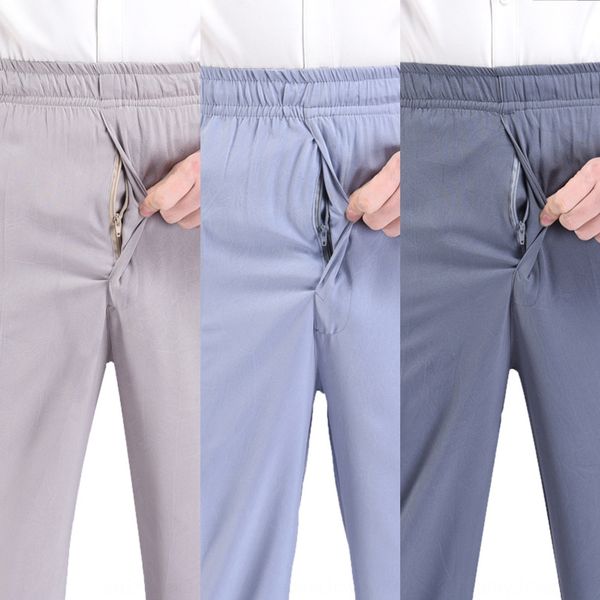 summer ice silk casual chinos trousersmen's trousers dad pants elastic waist thin men's pants middle aged and elderly high waist p, Blue
summer ice silk casual chinos trousersmen's trousers dad pants elastic waist thin men's pants middle aged and elderly high waist p, Blue