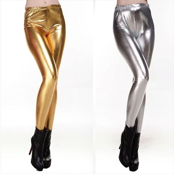 2020 women shiny silver gold color leggings high waisted faux leather stretch pencil pants drop shipping, Black
2020 women shiny silver gold color leggings high waisted faux leather stretch pencil pants drop shipping, Black