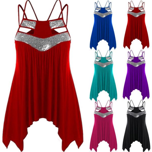 2021 ladies fashion short skirt new casual women's sleeveless vest t-shirt fashion sequins large women, Gray
2021 ladies fashion short skirt new casual women's sleeveless vest t-shirt fashion sequins large women, Gray