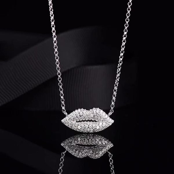 ladies fashion jewelry micro-crystal white lip pendant necklace double heart tail chain retractable necklace for women, Silver
ladies fashion jewelry micro-crystal white lip pendant necklace double heart tail chain retractable necklace for women, Silver
