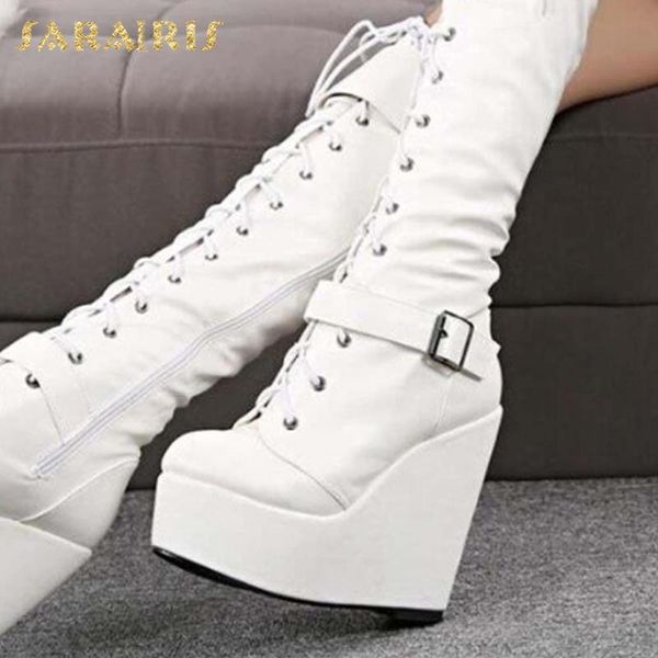 sarairis 2020 fashion big size 43 motorcycle boots woman's platform wedge high heels buckle decoration shoes laides boots, Black
sarairis 2020 fashion big size 43 motorcycle boots woman's platform wedge high heels buckle decoration shoes laides boots, Black