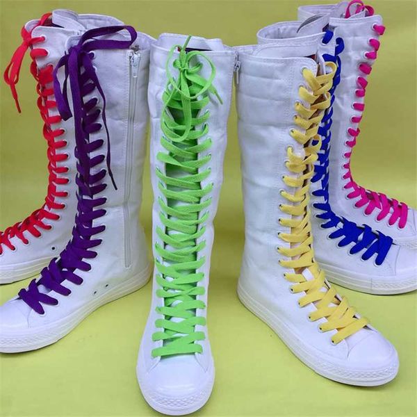 boots spring women casual shoes street dancer tie ribbon breathable white canvas high sneakers college big girls, Black
boots spring women casual shoes street dancer tie ribbon breathable white canvas high sneakers college big girls, Black