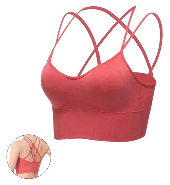 gym clothing women's cross beautiful back yoga sports bra without steel ring, high shockproof and breathable fitness sport vest, White;black
gym clothing women's cross beautiful back yoga sports bra without steel ring, high shockproof and breathable fitness sport vest, White;black