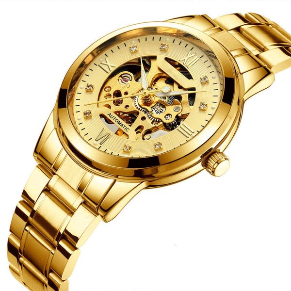 gold watch tourbillon automatic waterproof luminous men's diamond inlaid mechanical watch oem, Slivery;brown
gold watch tourbillon automatic waterproof luminous men's diamond inlaid mechanical watch oem, Slivery;brown