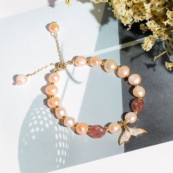 wy braceletnational braceletsuper immortal personality fishtail pearl ins minority design korean fashion bracelet female sweet simple bracel, Golden;silver
wy braceletnational braceletsuper immortal personality fishtail pearl ins minority design korean fashion bracelet female sweet simple bracel, Golden;silver