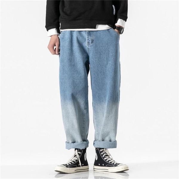 ewq / men's wear 2020 autumn casual denim trousers high streetwear personality handsome gradual change jeans vintage 9y788, Blue
ewq / men's wear 2020 autumn casual denim trousers high streetwear personality handsome gradual change jeans vintage 9y788, Blue