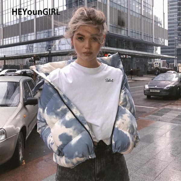 heyoungirl casual tie dye print bubble coat women autumn winter puffer parka jacket woman fashion hooded overcoat ladies warm, Black
heyoungirl casual tie dye print bubble coat women autumn winter puffer parka jacket woman fashion hooded overcoat ladies warm, Black