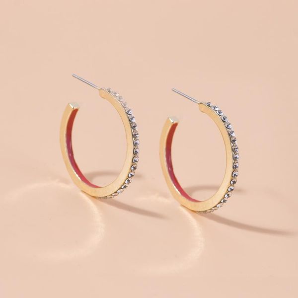 hoop & huggie european and american selling earrings color enamel inlaid rhinestone c-shaped niche wild ear hoops woman, Golden;silver
hoop & huggie european and american selling earrings color enamel inlaid rhinestone c-shaped niche wild ear hoops woman, Golden;silver