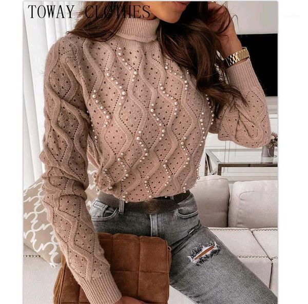 women high neck rib-knit beaded hollow out knit sweater long sleeve casual elegant sweaters1, White;black
women high neck rib-knit beaded hollow out knit sweater long sleeve casual elegant sweaters1, White;black