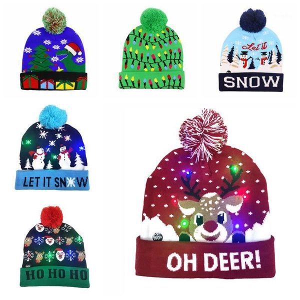 led christmas hat sweater knitted beanie christmas light up knitted hat gift for kids xmas 2021 new year decorations1
led christmas hat sweater knitted beanie christmas light up knitted hat gift for kids xmas 2021 new year decorations1