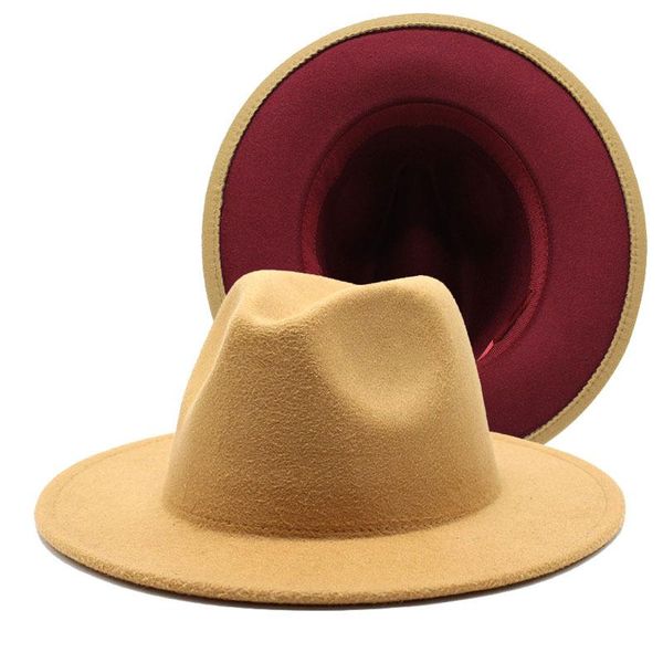 wide brim hats 56-60cm fashion patchwork felt hat women men imitation wool jazz fedora panama trilby cap trend gambler, Blue;gray
wide brim hats 56-60cm fashion patchwork felt hat women men imitation wool jazz fedora panama trilby cap trend gambler, Blue;gray