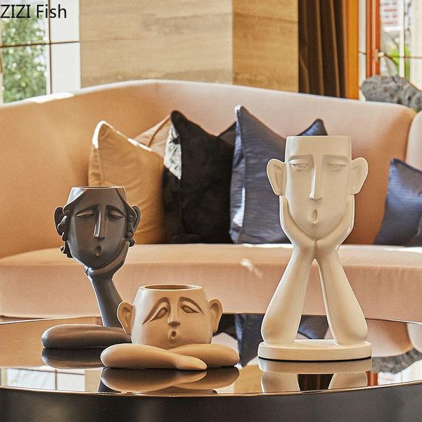 nordic resin vases abstract figure statue crafts adornment flower pot flower insert desk ornament home decoration accessories
nordic resin vases abstract figure statue crafts adornment flower pot flower insert desk ornament home decoration accessories