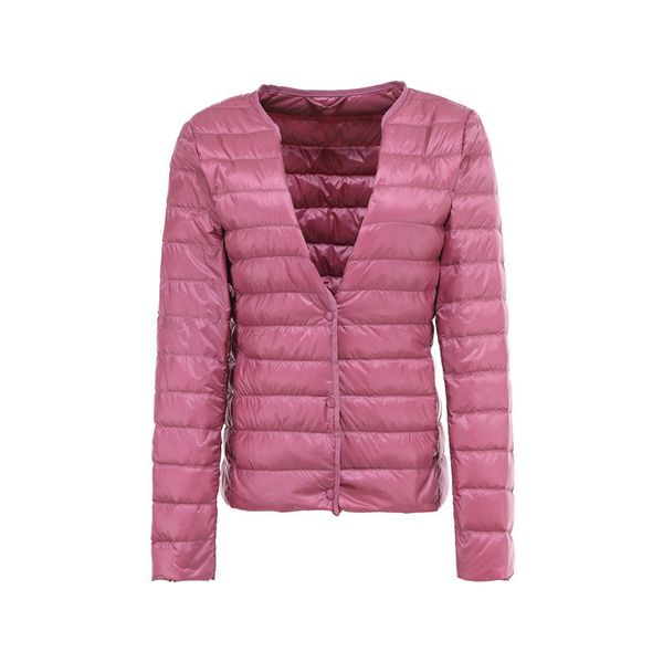 2021 new female ultra light down jacket women slim windbreaker without collar lightweight warm coat two model 7roz, Black
2021 new female ultra light down jacket women slim windbreaker without collar lightweight warm coat two model 7roz, Black