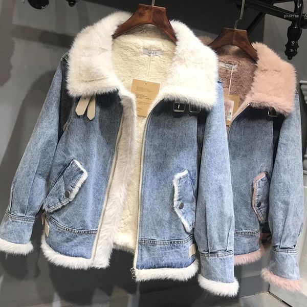 coat women winter 2019 new korean coat denim cotton plus velvet lamb wool women's park women jacket winter1, Black
coat women winter 2019 new korean coat denim cotton plus velvet lamb wool women's park women jacket winter1, Black