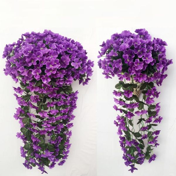 violet artificial flower wall hanging basket flower orchid silk vine for birthday wedding party home bar decor craft diy wh
violet artificial flower wall hanging basket flower orchid silk vine for birthday wedding party home bar decor craft diy wh