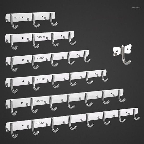 hooks & rails stainless steel coat storage rack wall key hook bathroom kitchen livingroom strong seamless multi-purpose hanger1
hooks & rails stainless steel coat storage rack wall key hook bathroom kitchen livingroom strong seamless multi-purpose hanger1