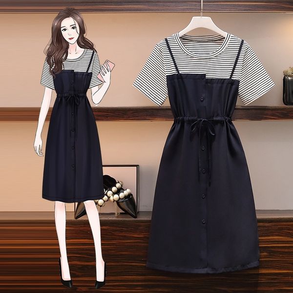 hytnt fat sister large size covering 2020 summer waist women's clothing belly dress new slimming fat sister two pieces large two-piece, Black;gray
hytnt fat sister large size covering 2020 summer waist women's clothing belly dress new slimming fat sister two pieces large two-piece, Black;gray
