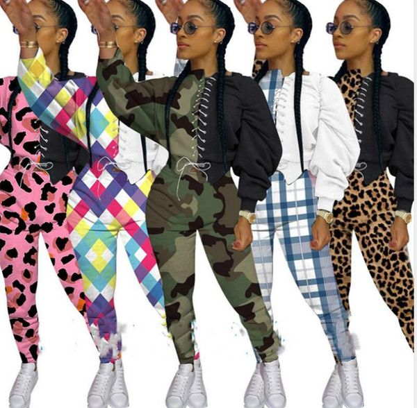 женщины bodysuit tracksuit камуфляж леопард двухсекционной ремешка конструкторы crop футболка пуловер леггинсы брюки повседневный outfit spo, White
женщины bodysuit tracksuit камуфляж леопард двухсекционной ремешка конструкторы crop футболка пуловер леггинсы брюки повседневный outfit spo, White