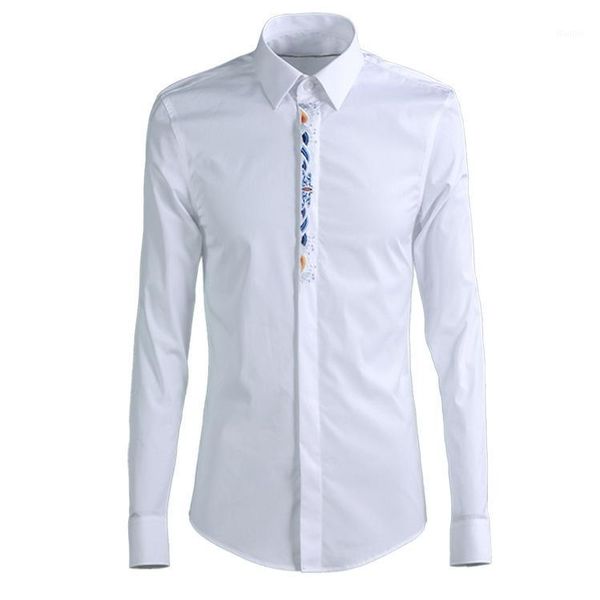 solid color luxury men shirt fashion placket embroidered mens dress shirt long sleeve mens shirts casual slim fit men clothes1, White;black
solid color luxury men shirt fashion placket embroidered mens dress shirt long sleeve mens shirts casual slim fit men clothes1, White;black