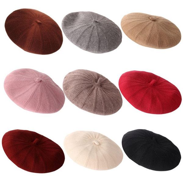 women winter autumn soft warm wool beret cap retro painter pumpkin beanie hat 2xpd, Blue;gray
women winter autumn soft warm wool beret cap retro painter pumpkin beanie hat 2xpd, Blue;gray