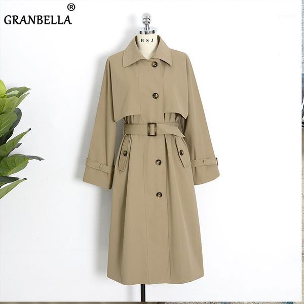 2020 autumn new style coat popular overcoat korean-style loose khaki over-the-knee windbreaker women's mid-length trench coat1, Tan;black
2020 autumn new style coat popular overcoat korean-style loose khaki over-the-knee windbreaker women's mid-length trench coat1, Tan;black