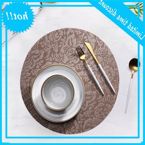 environment friendly pvc dining teslin jacquard home insulation non slip coaster l western food mat
environment friendly pvc dining teslin jacquard home insulation non slip coaster l western food mat