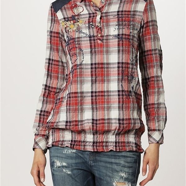 2021 new womens ruffles button vintage embroidery plaid overshirts shirt jackets outerwear adxe, Black
2021 new womens ruffles button vintage embroidery plaid overshirts shirt jackets outerwear adxe, Black