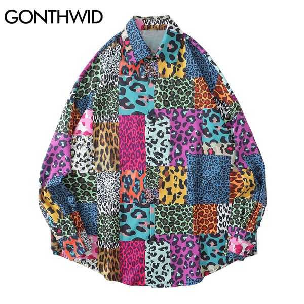 colorful cow spot leopard color block long sleeve hawaiian shirts streetwear mens hip hop harajuku casual beach party shirt, White;black
colorful cow spot leopard color block long sleeve hawaiian shirts streetwear mens hip hop harajuku casual beach party shirt, White;black
