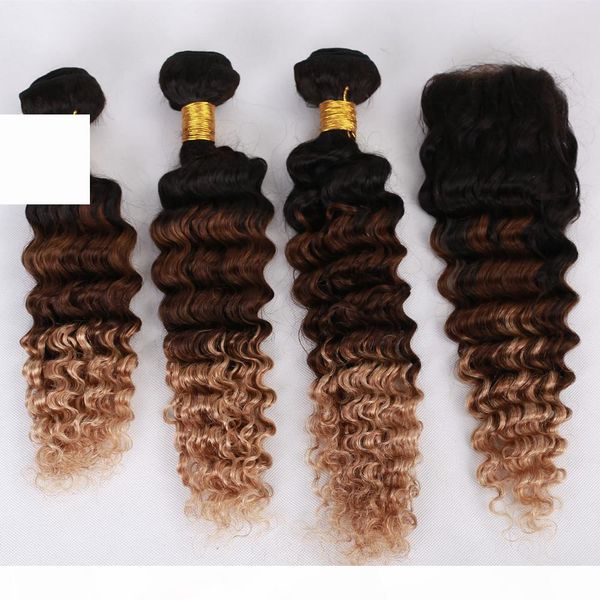 deep wave #1b 4 27 honey blonde ombre hair bundles with closure 3tone ombre brazilian human hair weaves with 4x4 lace front closure, Black;brown
deep wave #1b 4 27 honey blonde ombre hair bundles with closure 3tone ombre brazilian human hair weaves with 4x4 lace front closure, Black;brown