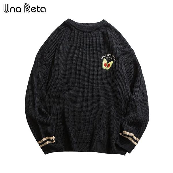 una reta men sweater new autumn winter embroidery avocado lover pullover men's sweater pull homme loose patchwork men, White;black
una reta men sweater new autumn winter embroidery avocado lover pullover men's sweater pull homme loose patchwork men, White;black