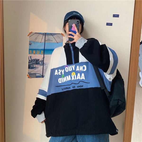2021 new fall clothes new style collar half zip jacket tide velvet thick black hoodies wwwy
2021 new fall clothes new style collar half zip jacket tide velvet thick black hoodies wwwy