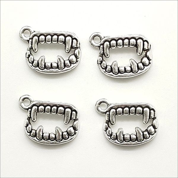 lot 100pcs devil teeth alloy tibetan silver charms pendants retro jewelry findings diy antique silver pendant for bracelet earrings 17*13mm, Bronze;silver
lot 100pcs devil teeth alloy tibetan silver charms pendants retro jewelry findings diy antique silver pendant for bracelet earrings 17*13mm, Bronze;silver