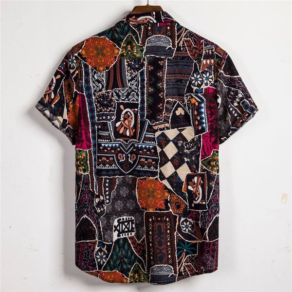 2019 summer shirt men elegant club shirt vintage blouse streetwear mens short sleeve shirts beach shirts for men, White;black
2019 summer shirt men elegant club shirt vintage blouse streetwear mens short sleeve shirts beach shirts for men, White;black