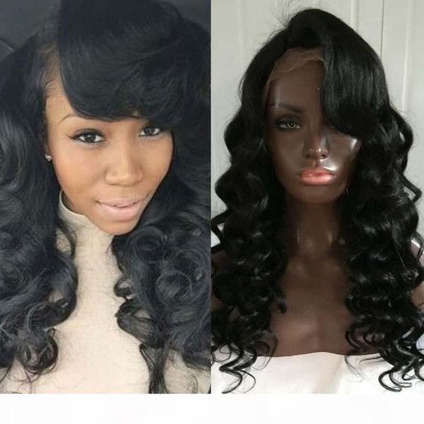 new fashion brazilian human hair glueless lace front wigs full lace human hair wig with bangs for sale, Black;brown
new fashion brazilian human hair glueless lace front wigs full lace human hair wig with bangs for sale, Black;brown