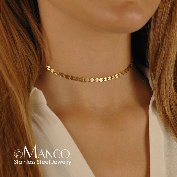 emanco gold stainless steel choker necklace women korean aesthetic necklaces for women friend necklace jewelry, Golden;silver
emanco gold stainless steel choker necklace women korean aesthetic necklaces for women friend necklace jewelry, Golden;silver