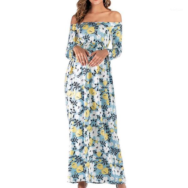 maternity floral dress word shoulder pregnant women's dress fashion pregnancy nursing skirt1, White
maternity floral dress word shoulder pregnant women's dress fashion pregnancy nursing skirt1, White
