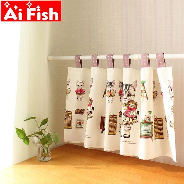 cotton cartoon cute red cat half kitchen curtain partition door wardrobe short coffee curtain for bay window decor my435#5
cotton cartoon cute red cat half kitchen curtain partition door wardrobe short coffee curtain for bay window decor my435#5