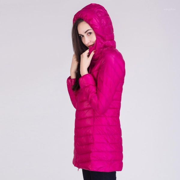 new arrival 2019 autumn winter ultra thin light weight down jacket women medium long hooded slim down coat outerwear1, Black
new arrival 2019 autumn winter ultra thin light weight down jacket women medium long hooded slim down coat outerwear1, Black