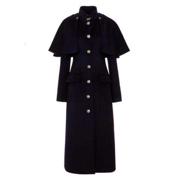 european style new blue winter sea cloak of women slim collar single breasted woolen jacket mainly q439 j7eh, Black
european style new blue winter sea cloak of women slim collar single breasted woolen jacket mainly q439 j7eh, Black