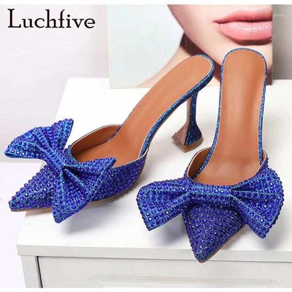 slippers summer high heel bowtie shoes bling rhinestone sequined dress slides formal party women1, Black
slippers summer high heel bowtie shoes bling rhinestone sequined dress slides formal party women1, Black