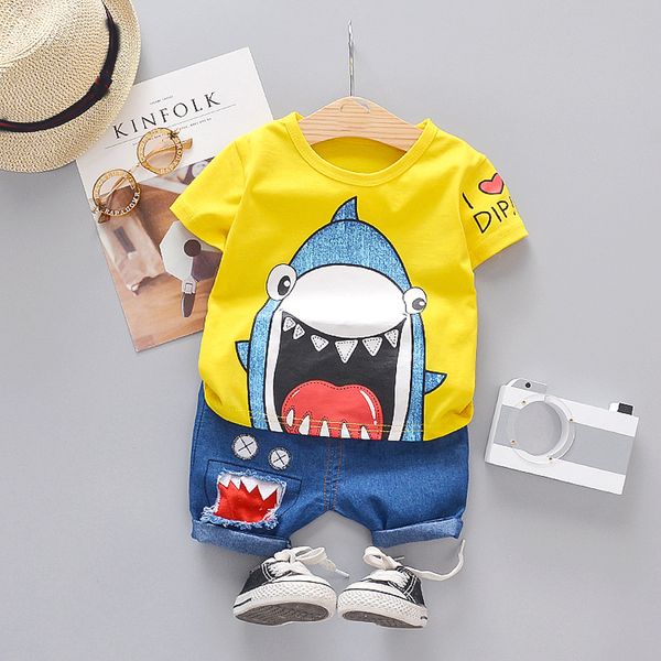 cotton toddler baby boy clothes summer boys shark o-neck t-shirt denim shorts outfits children short sleeve kids sets costume c1016, White
cotton toddler baby boy clothes summer boys shark o-neck t-shirt denim shorts outfits children short sleeve kids sets costume c1016, White