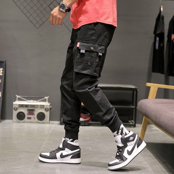 new large casual pants korean fashion brand overalls spring and autumn capris leggings men's wear, Black
new large casual pants korean fashion brand overalls spring and autumn capris leggings men's wear, Black