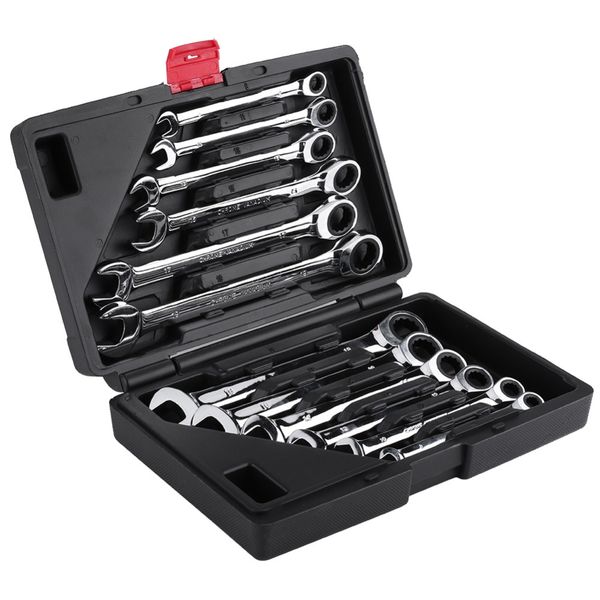durable ratchet wrench set plum blossom open combination wrench two-way double fast ratchet auto repair tools
durable ratchet wrench set plum blossom open combination wrench two-way double fast ratchet auto repair tools