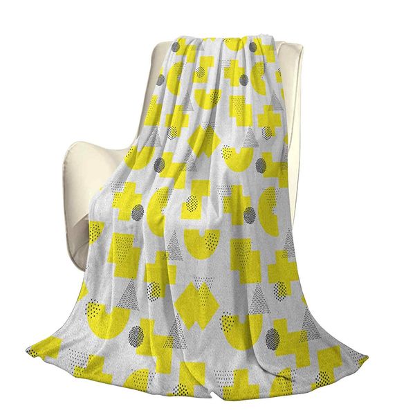 contemporary style trippy geometric forms with dots pointilism pop artoffice leisure blankets 
contemporary style trippy geometric forms with dots pointilism pop artoffice leisure blankets