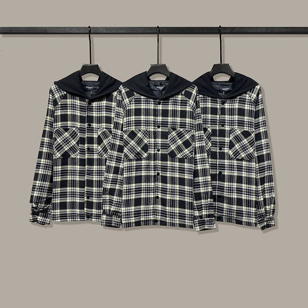 2021 new jackets men women represent slightly oversized hooded jacket 1:1 plaid wool cotton jersey coats zcnu, Black
2021 new jackets men women represent slightly oversized hooded jacket 1:1 plaid wool cotton jersey coats zcnu, Black