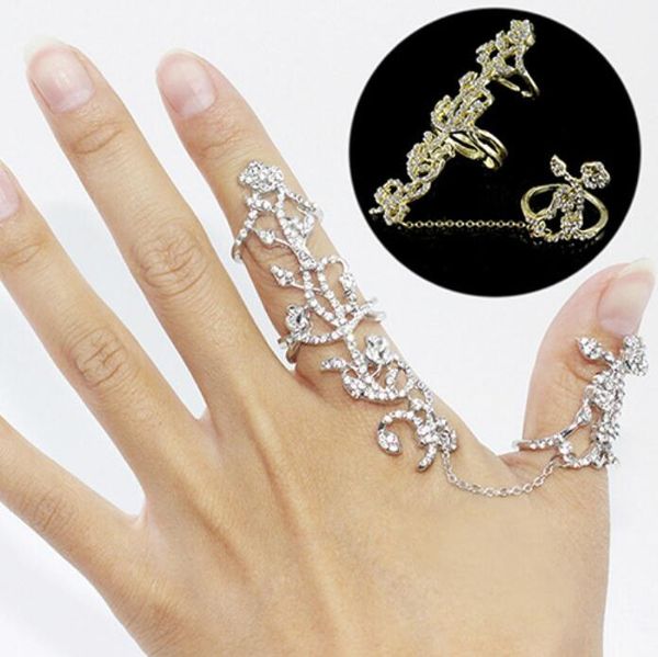 siamese ring delicated rhinestone rose flower full finger rings for woman linck chain set of rings on fingers party jewelry ing, Silver
siamese ring delicated rhinestone rose flower full finger rings for woman linck chain set of rings on fingers party jewelry ing, Silver